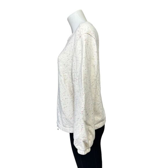 ROLLER RABBIT Women’s Cream Speckled Round Neck Cropped Sweater sz small - Picture 3 of 9